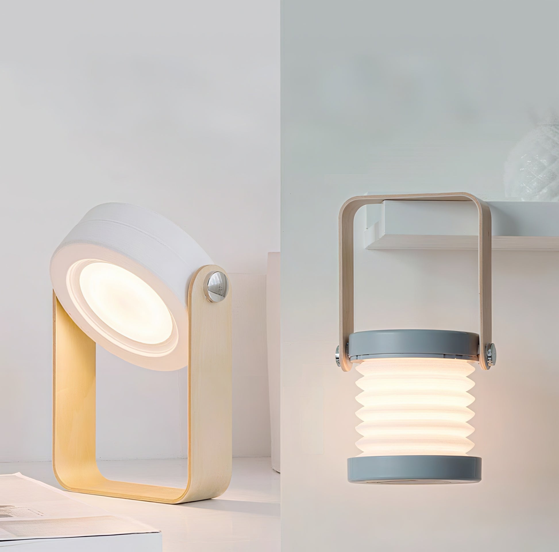 Hopfällbar ledlampa