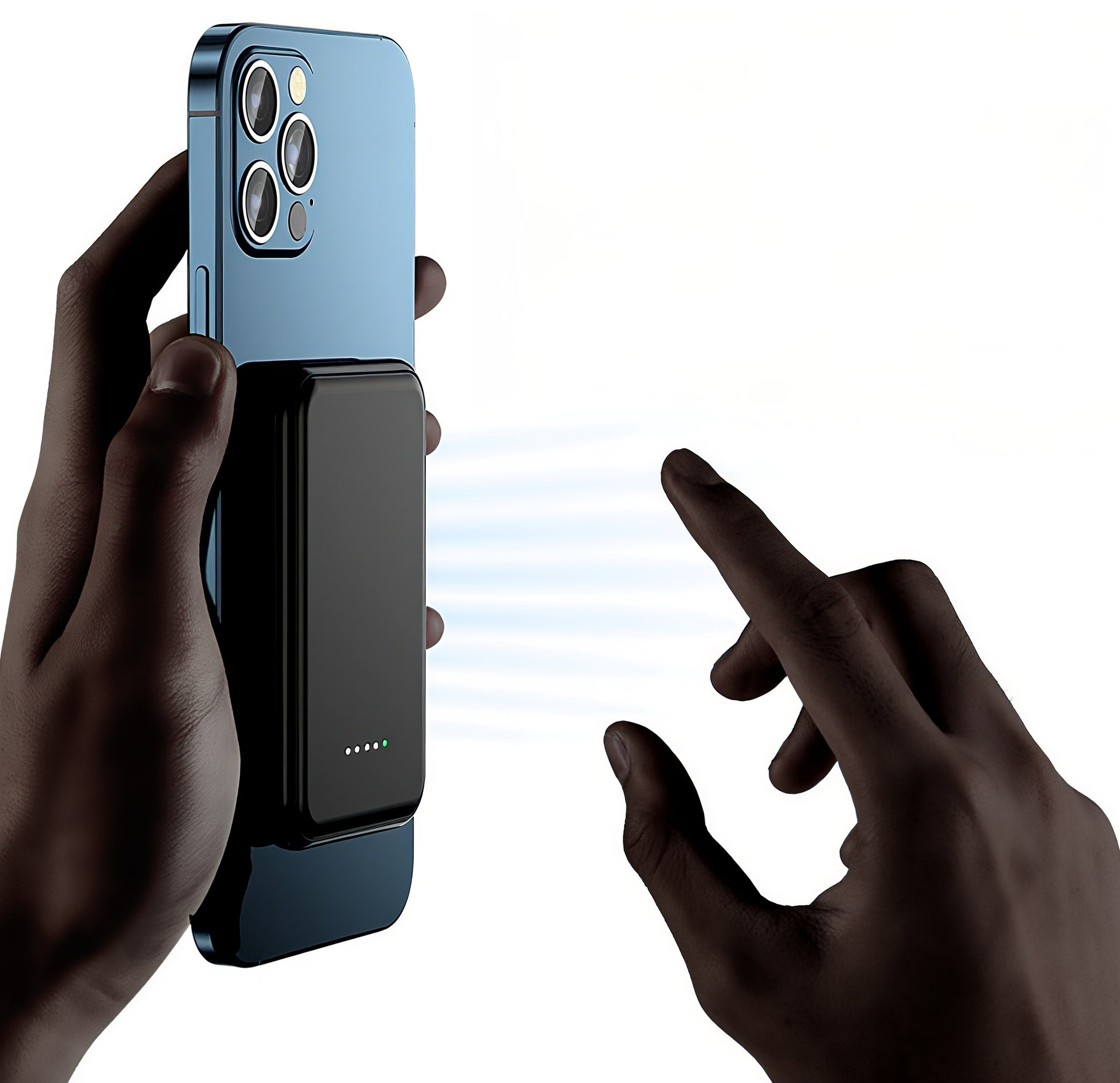 Trådlös Mini Magnetisk Powerbank 5000mAh