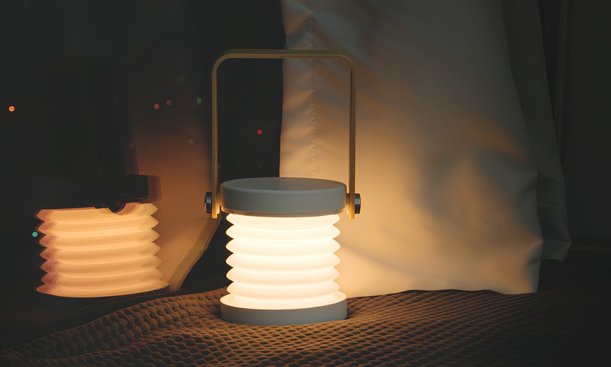 Hopfällbar ledlampa